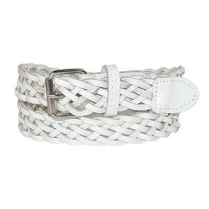 CTM Girls' 3/4 Inch Wide Metallic Braided Belt